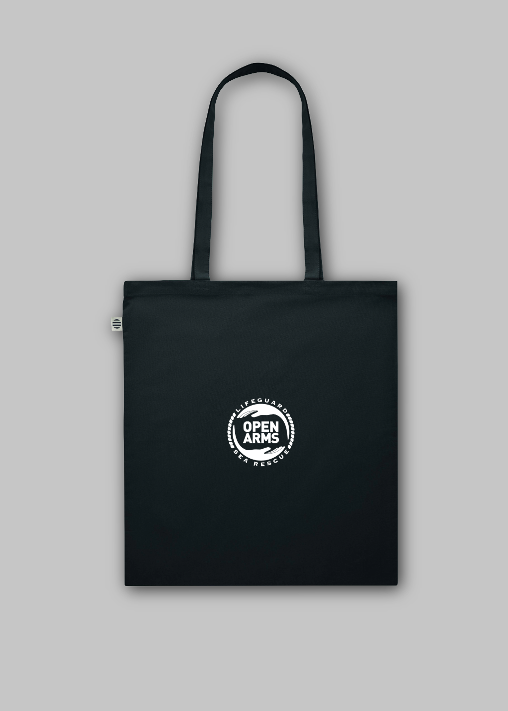 tote bag open arms