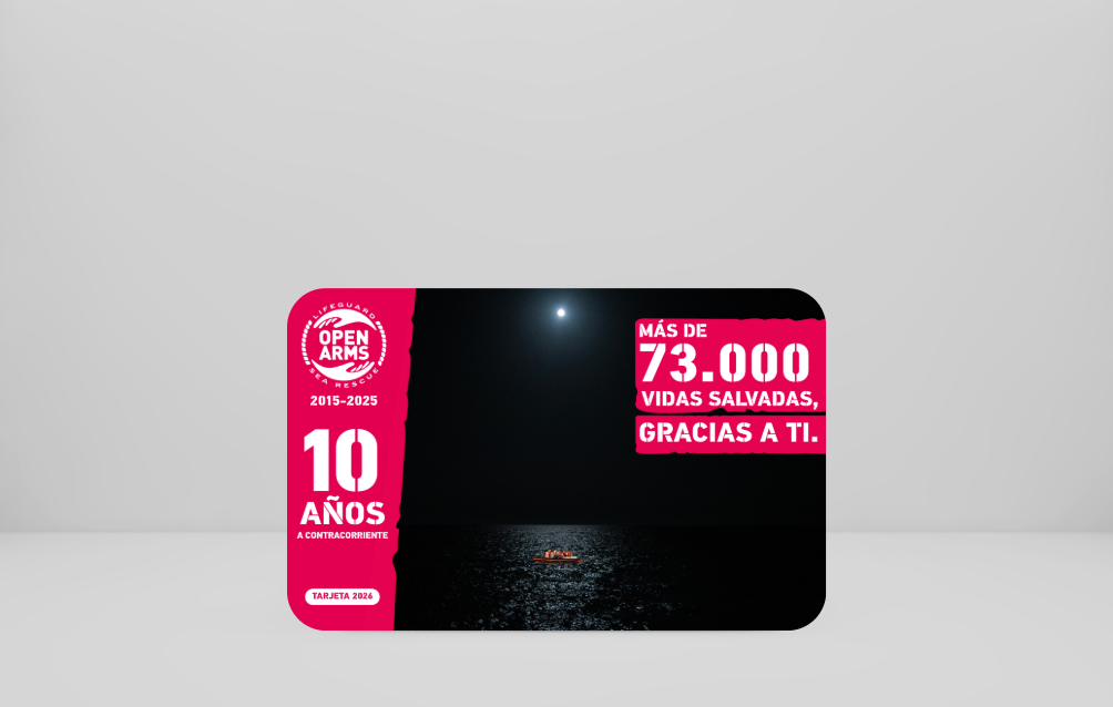 Tarjeta solidaria 30€ Open Arms