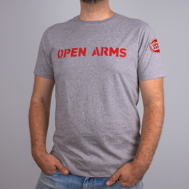 Camiseta manga corta Logo + Barco Open Arms