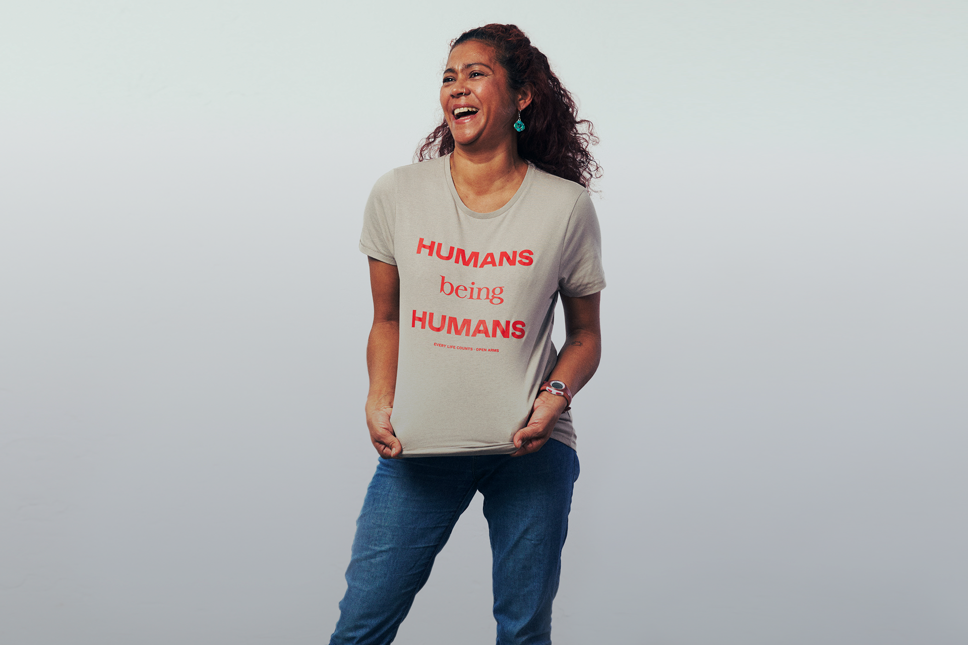 Pacchetto prodotto T-shirt Humans Being Humans e borsa Tote