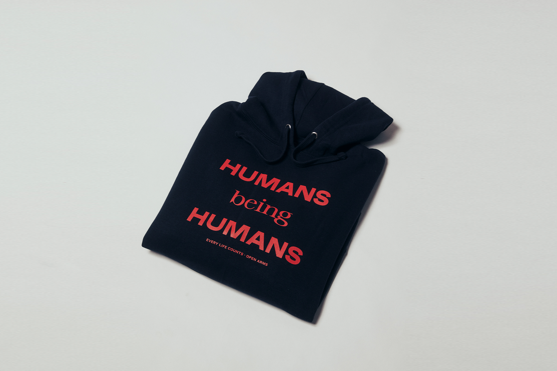 Open discount arms hoodie
