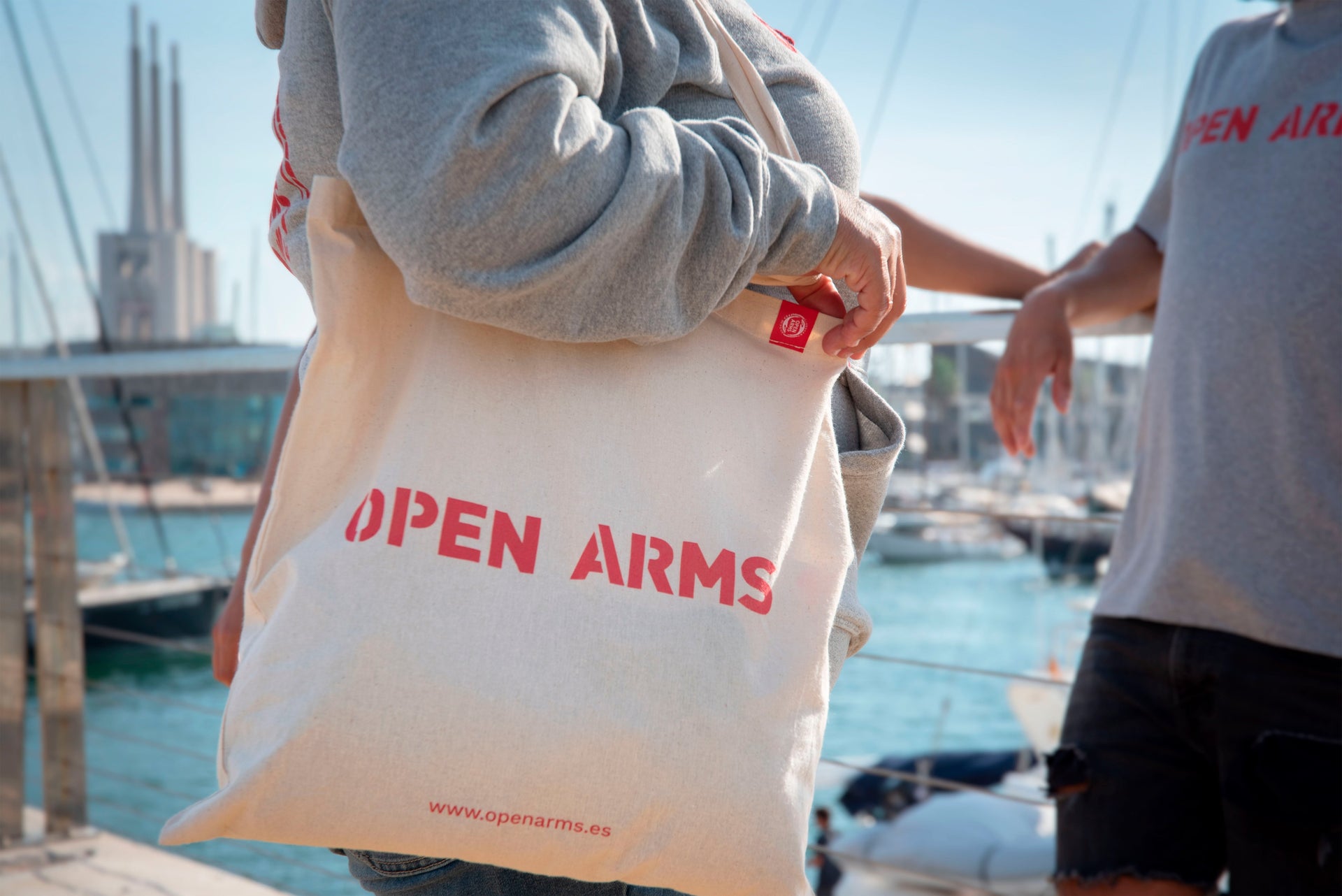 Tote Bag Open Arms