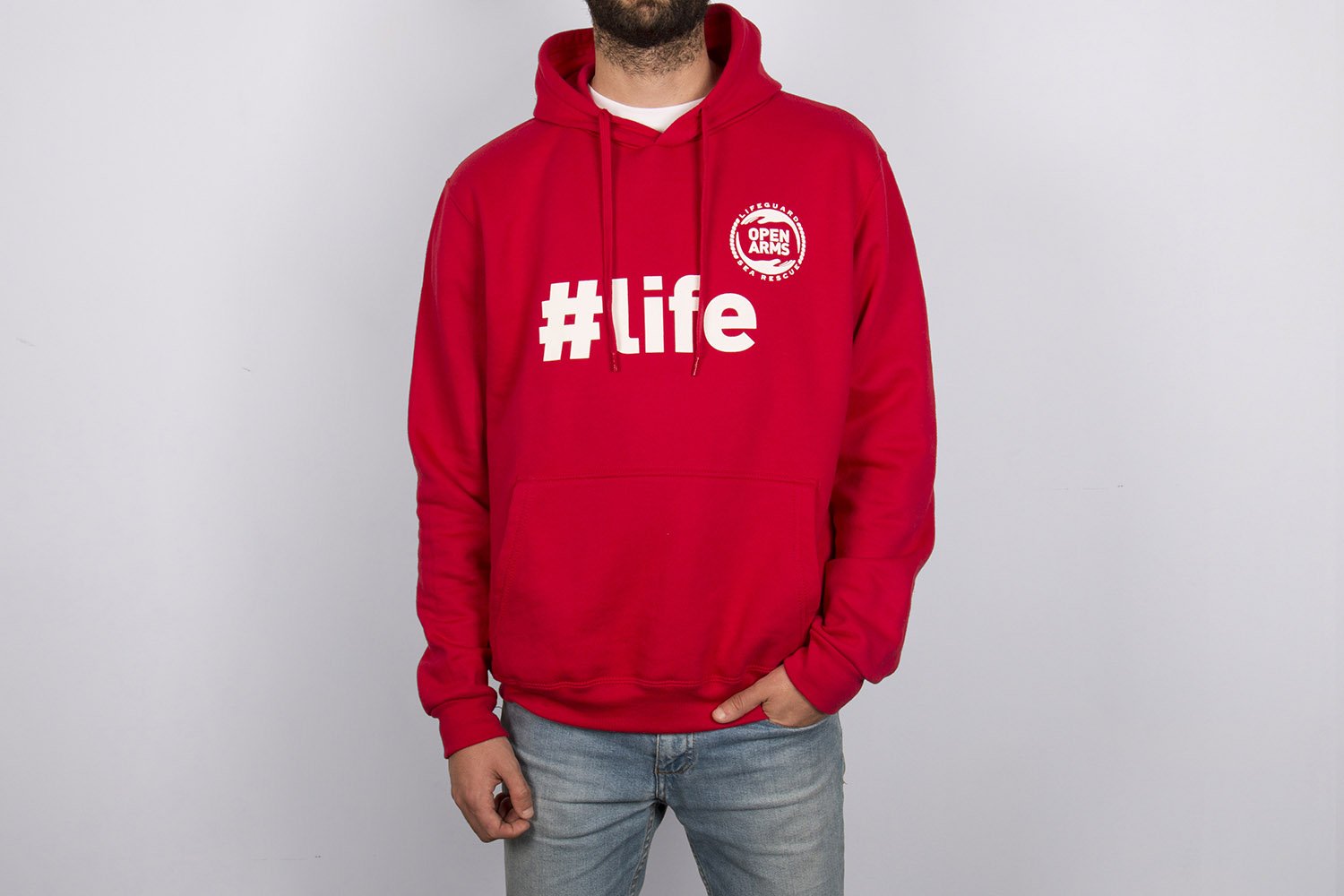 sudadera solidaria openarms llife